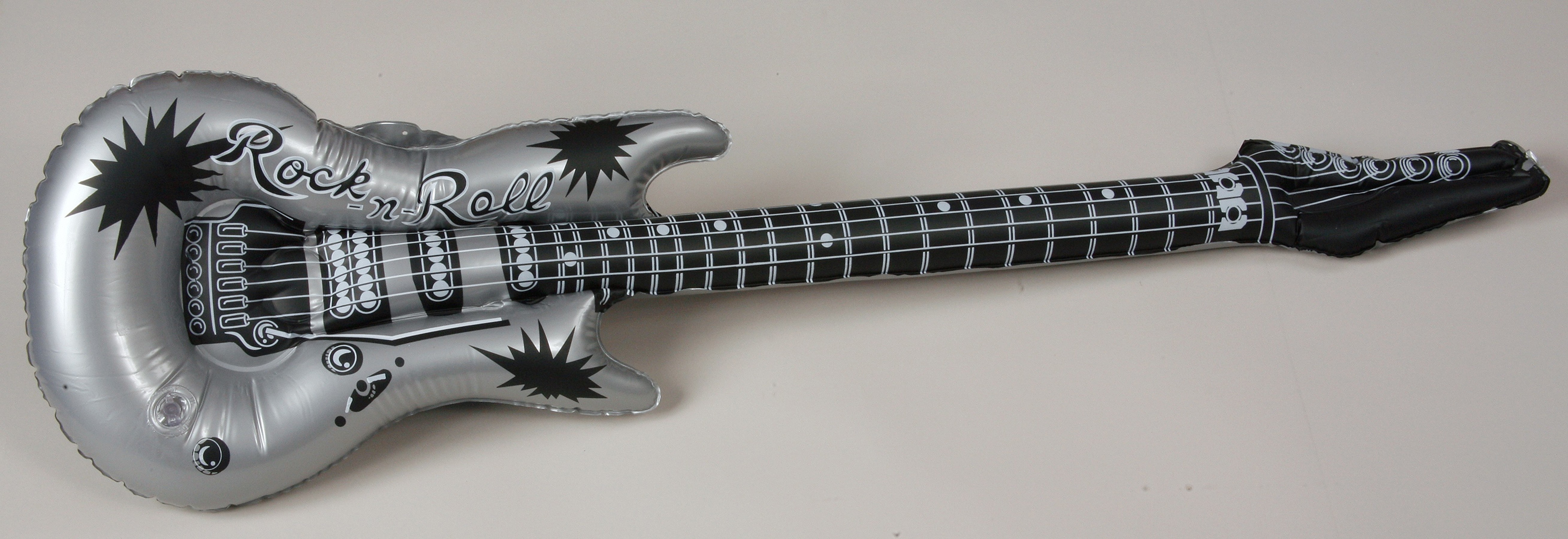 My first inflatable guitar, received in 1994 or 1995