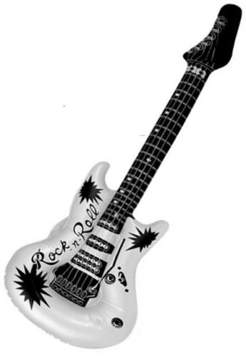 My second inflatable guitar, received in 1997 or 1998