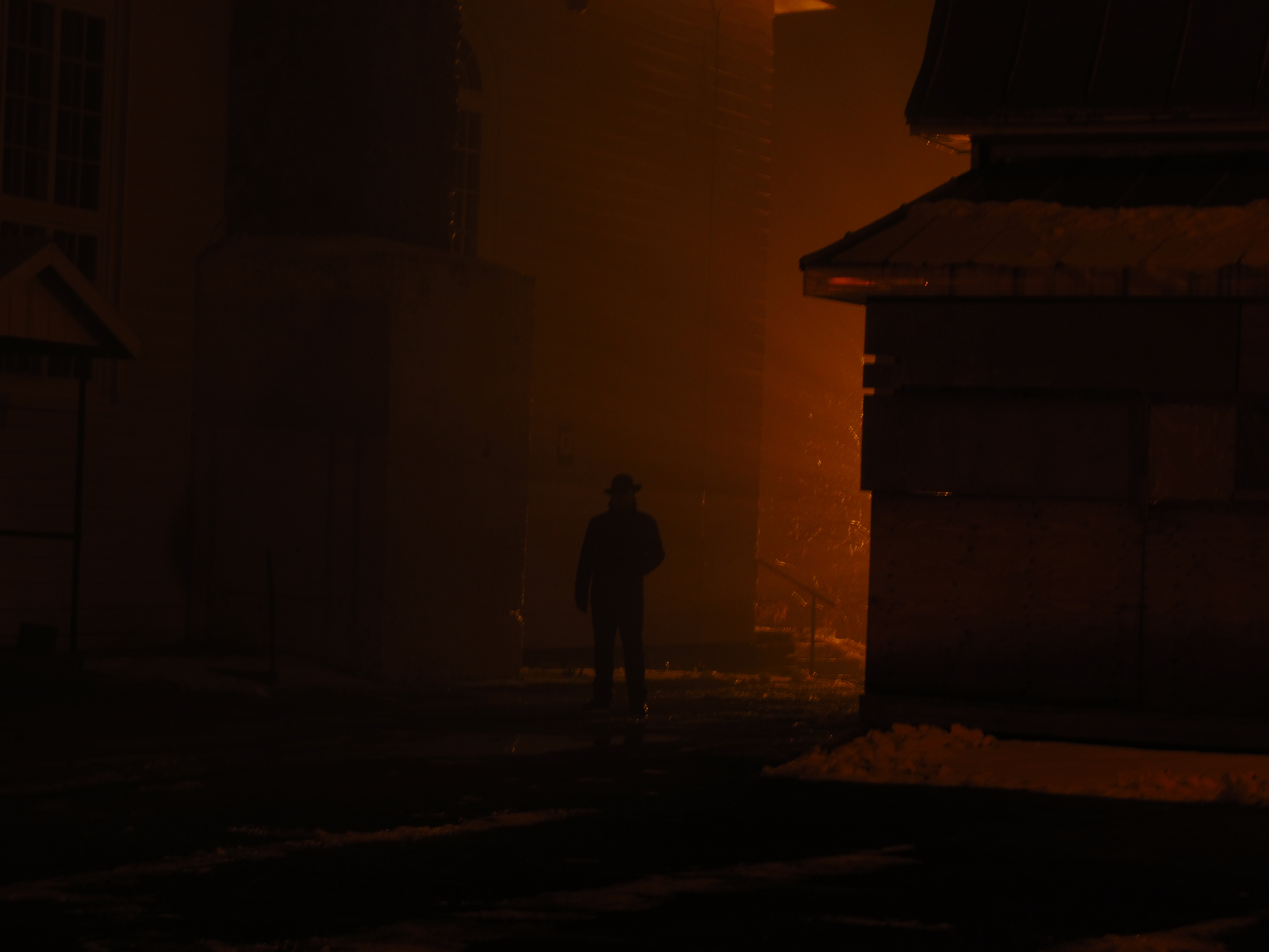 Vision Éternel Saint-Emile Church Parking Lot, Entrelacs Photo Shoot, December 23rd 2015