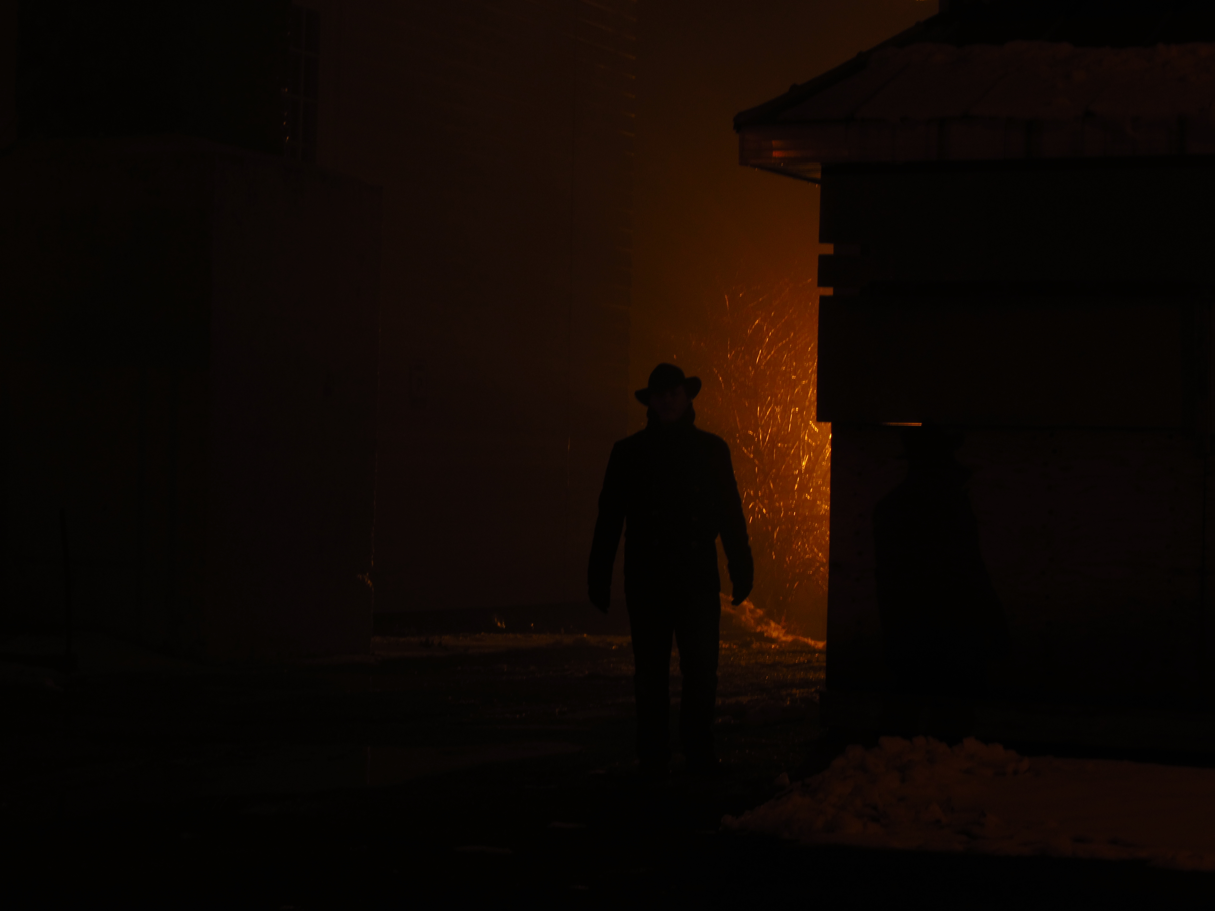 Vision Éternel Saint-Emile Church Parking Lot, Entrelacs Photo Shoot, December 23rd 2015