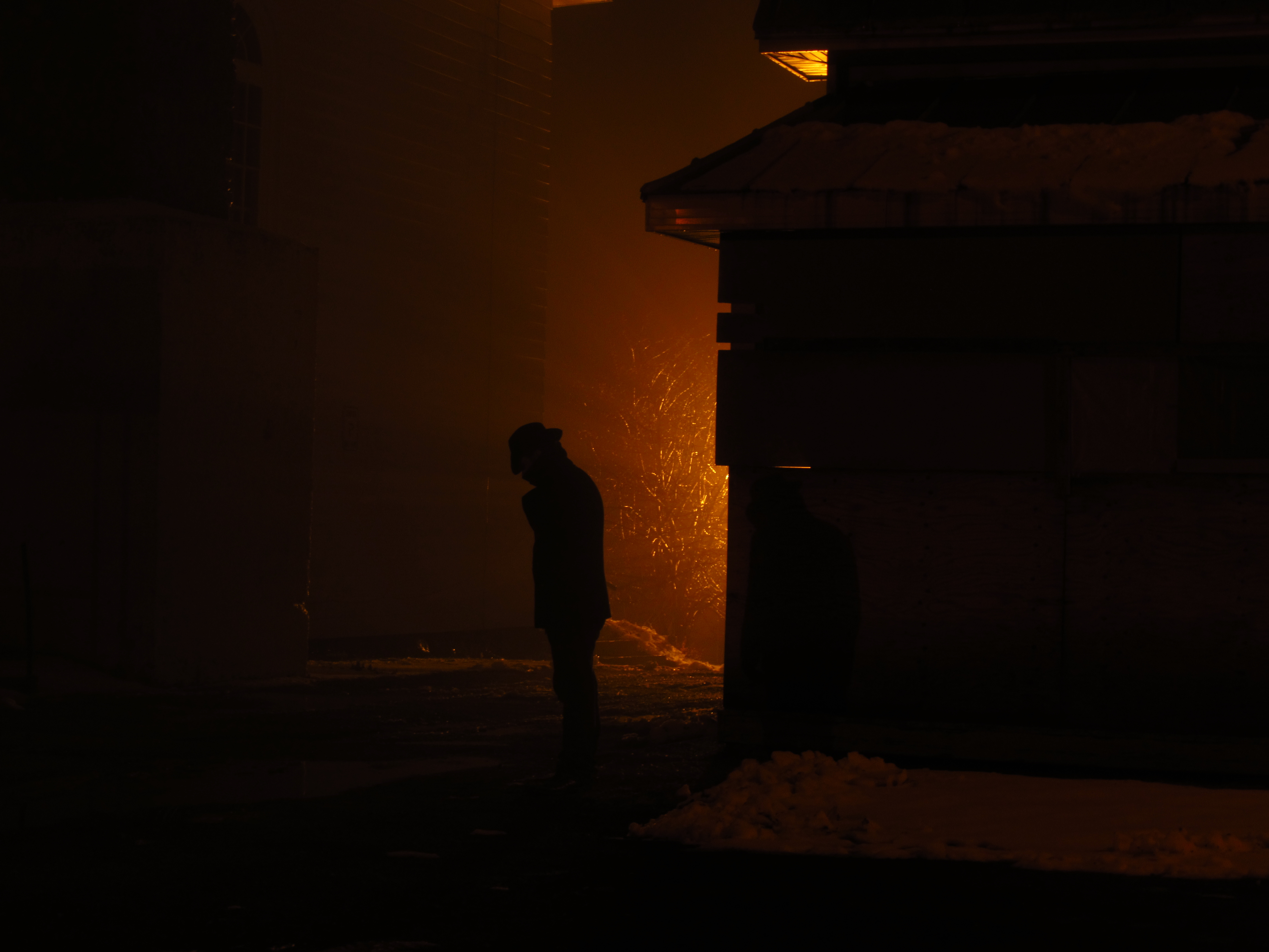 Vision Éternel Saint-Emile Church Parking Lot, Entrelacs Photo Shoot, December 23rd 2015