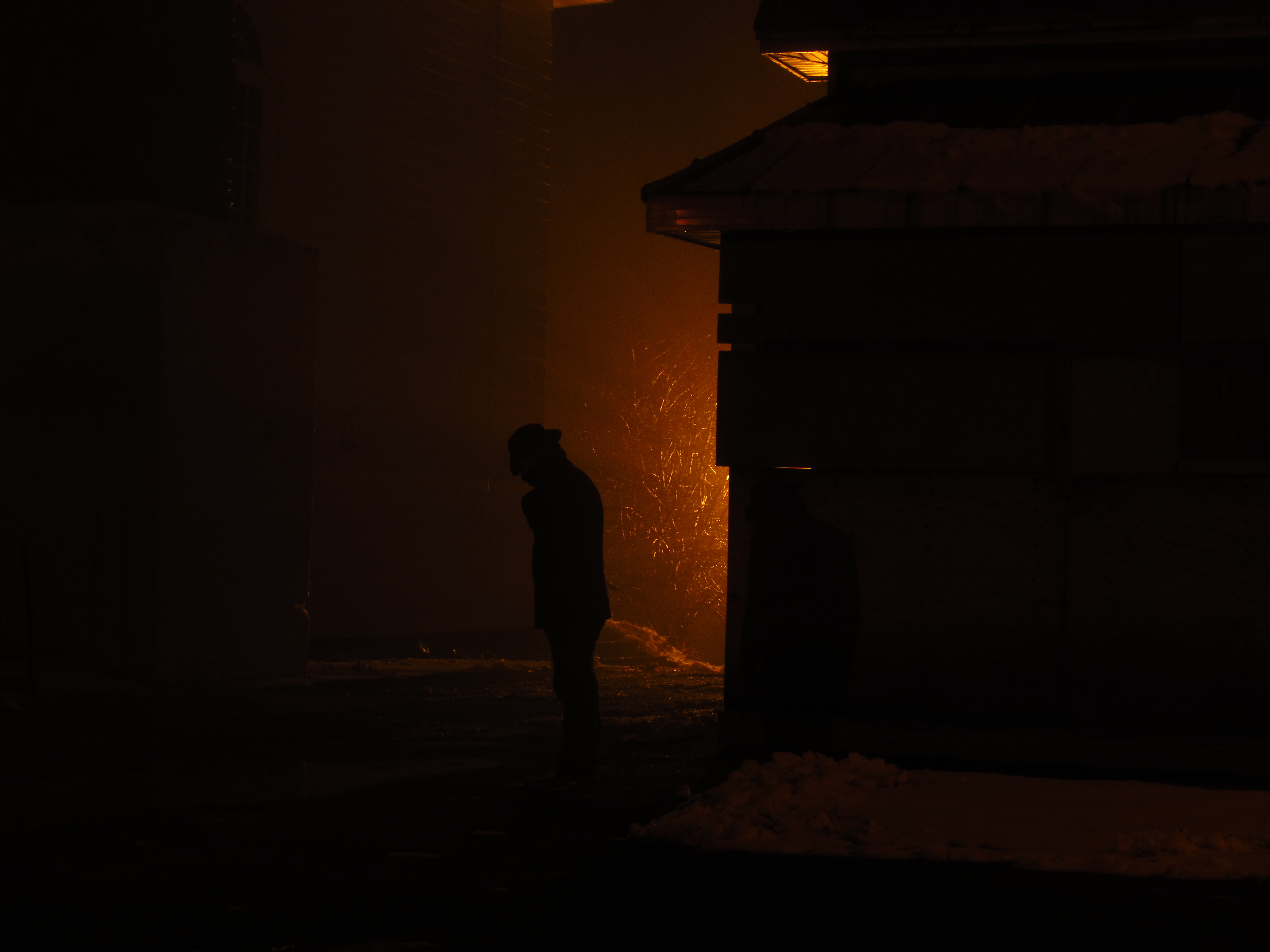 Vision Éternel Saint-Emile Church Parking Lot, Entrelacs Photo Shoot, December 23rd 2015